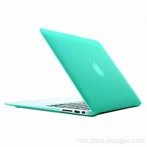 Green Color Silicone Matte Hard Case for Newly Launched Macbook Pro 15" with Retina, 2013 Model
